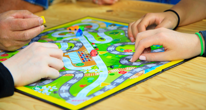 Photo d'un plateau de jeu de société 